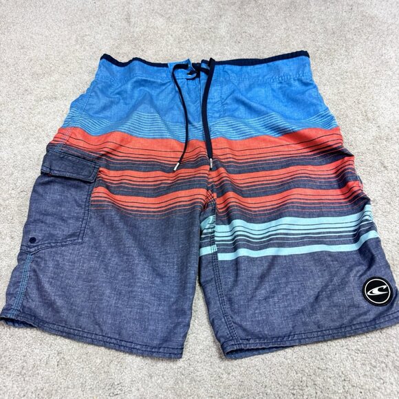 O’Neill Board Shorts Men’s Multicolored Drawstring Pockets Size 32 - Picture 7 of 11